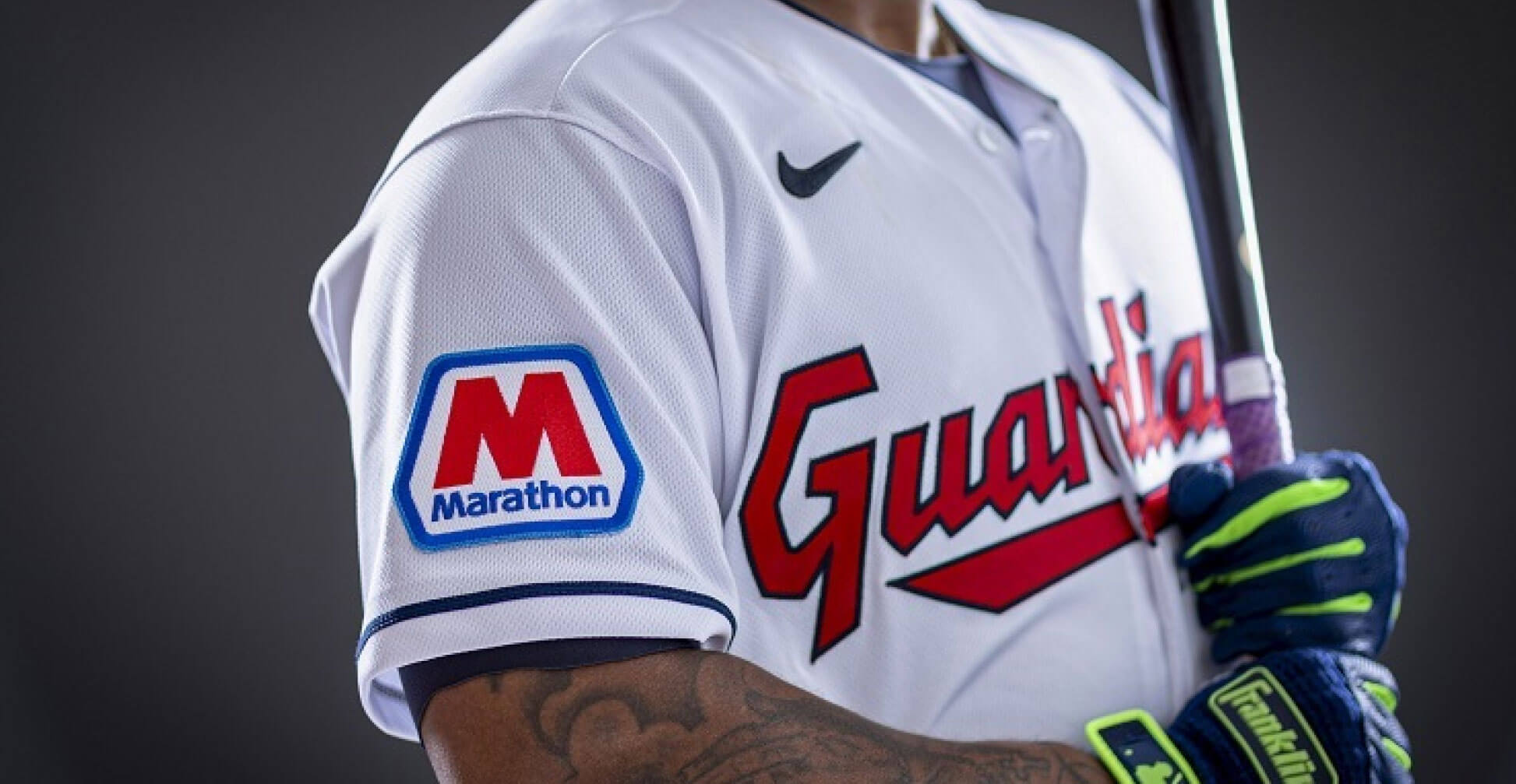 Marathon teams up with Cleveland Guardians as inaugural jersey